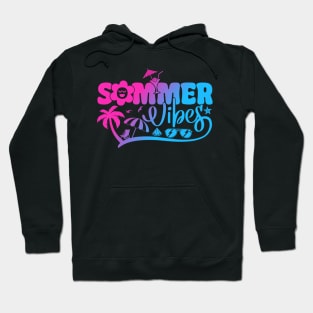 Summer Vibes Beach Summer Vacation Sunshine Sea Life Hoodie